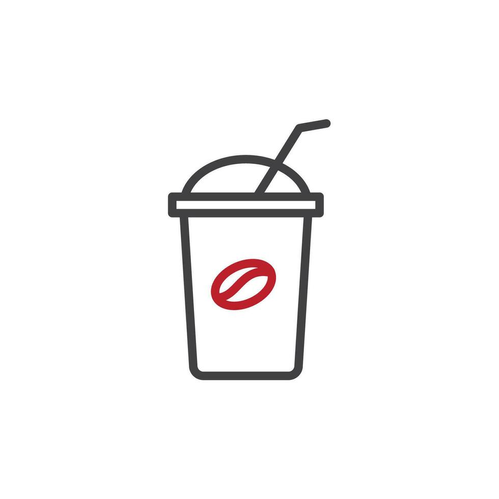 coffe cup icon. sign for mobile concept and web design. outline vector icon. symbol, logo illustration. vector graphics.