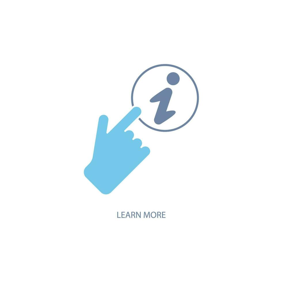 elearn more concept line icon. Simple element illustration. learn more concept outline symbol design. vector