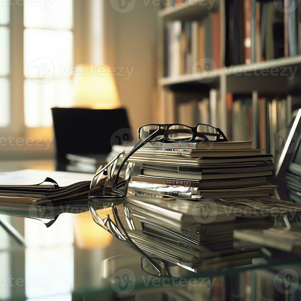 AI generated Exploring Minimalism through Workspace Reflections photo