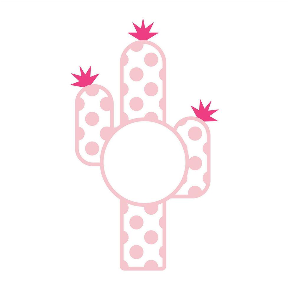 Stylish , fashionable  and awesome Cactus Love art and illustrator vector