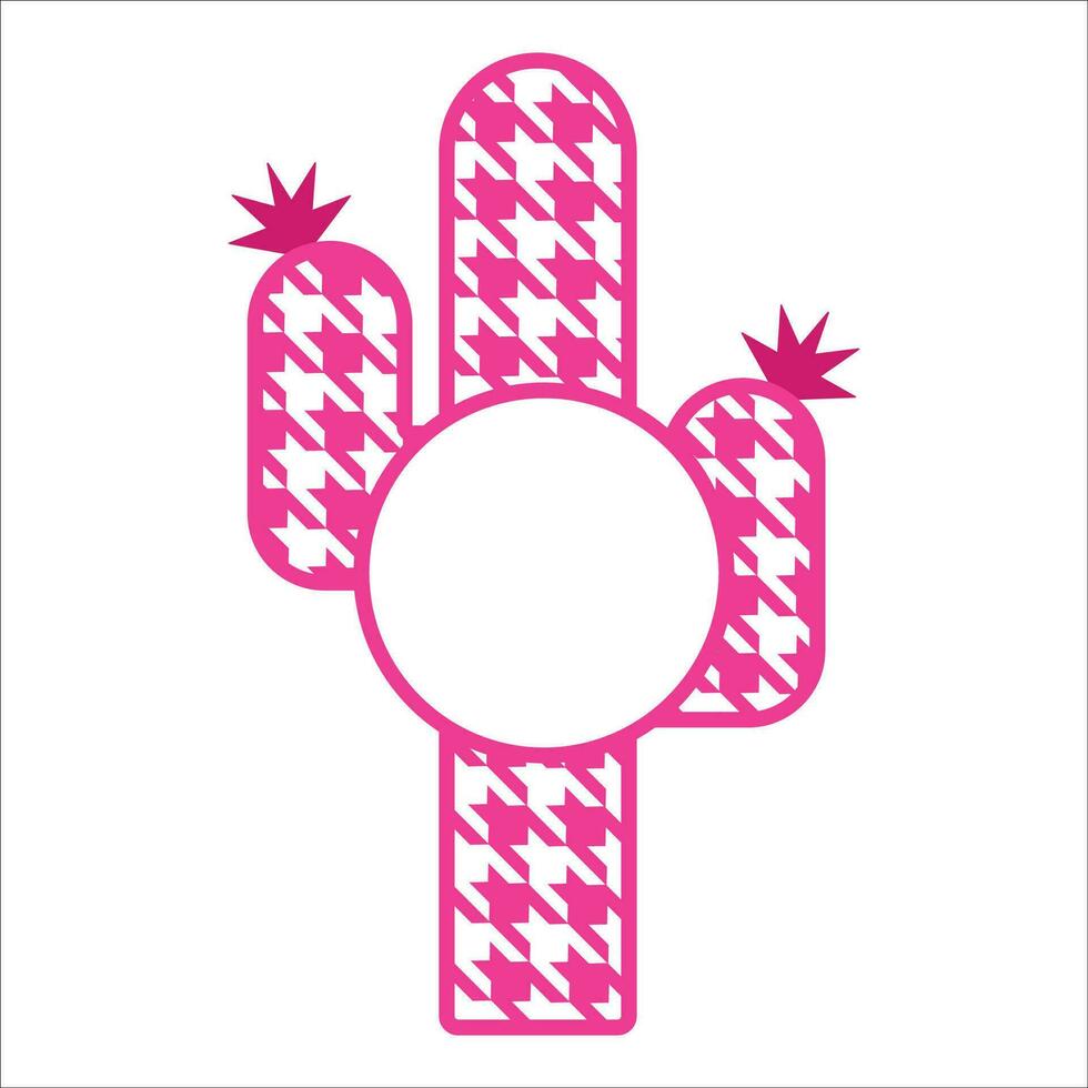 Stylish , fashionable  and awesome Cactus Love art and illustrator vector