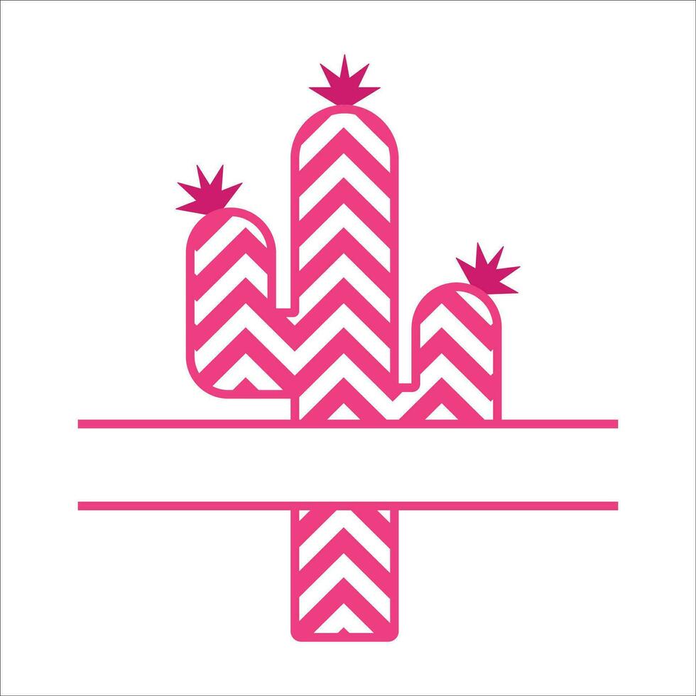 Stylish , fashionable  and awesome Cactus Love art and illustrator vector