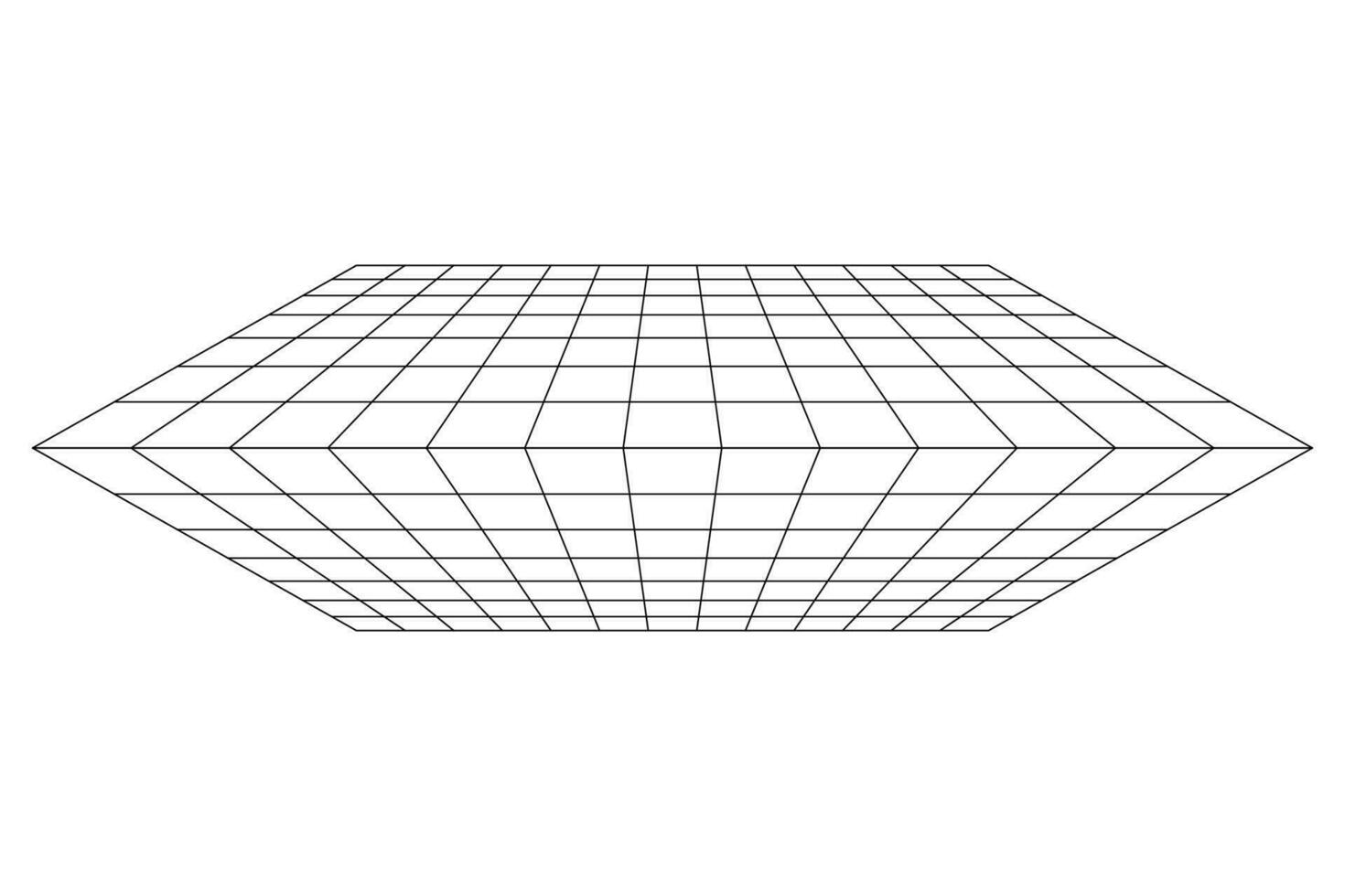Perspective grid room background vector illustration.