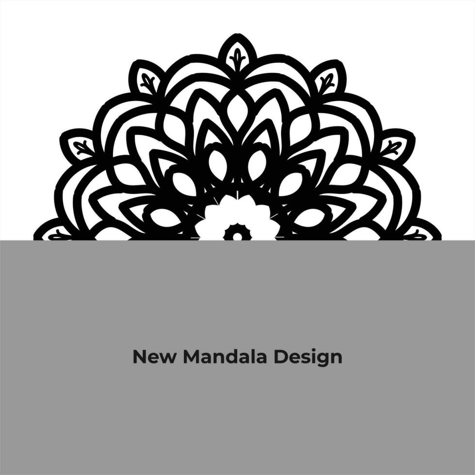 New Floral Mandala vector