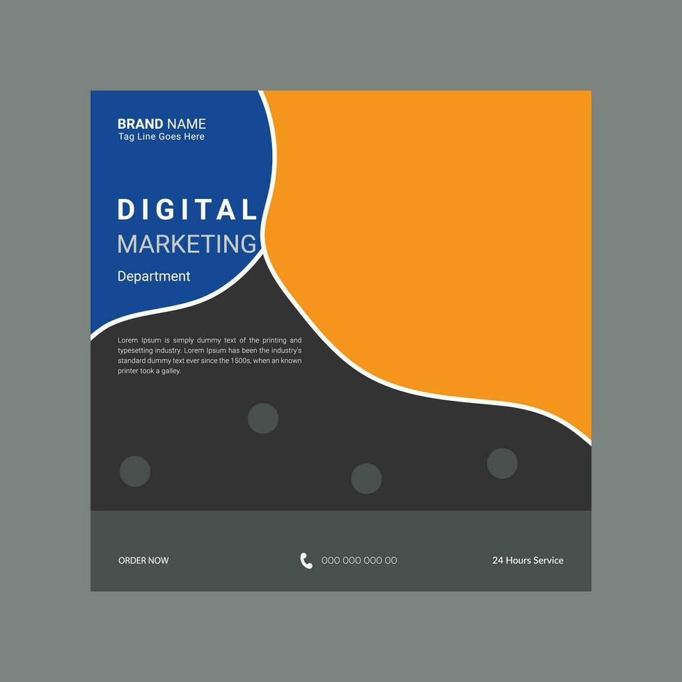 Social Media Post Design vector