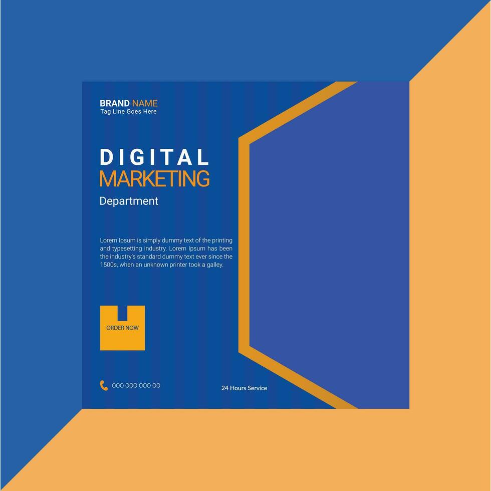 Social Media Post Design vector