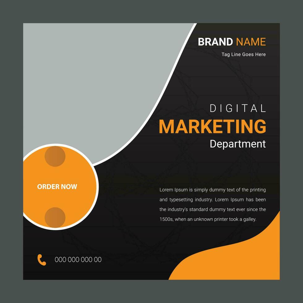 Social Media Post Design vector