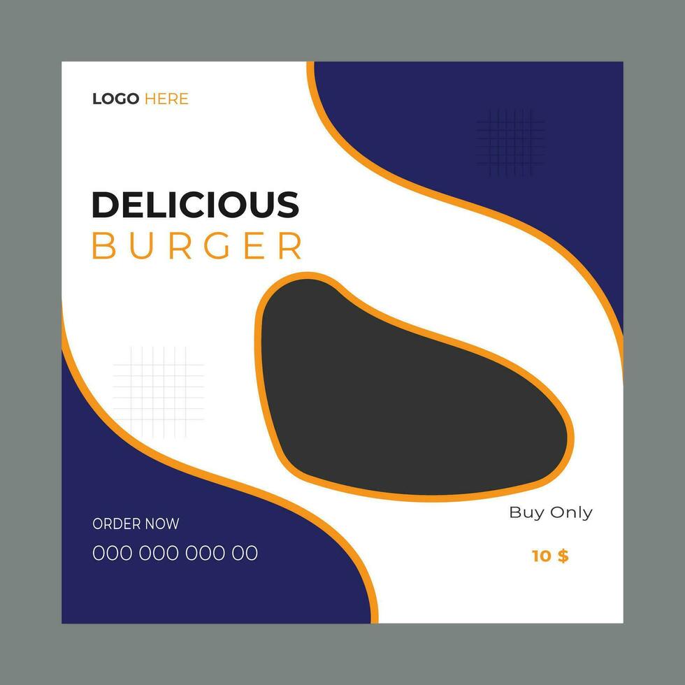 Social Media Post Design vector