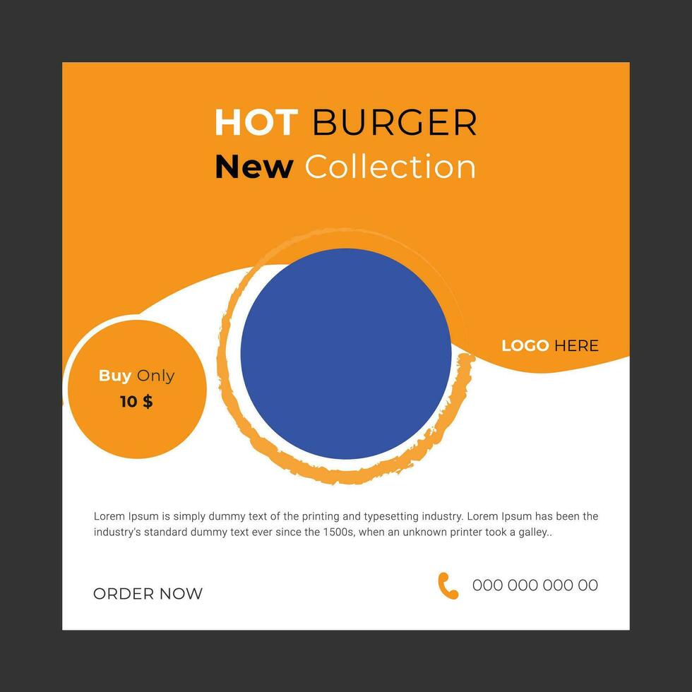 Social Media Post Design vector