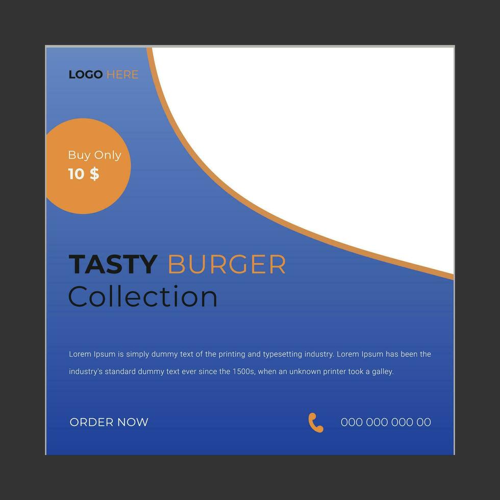 Social Media Post Design vector