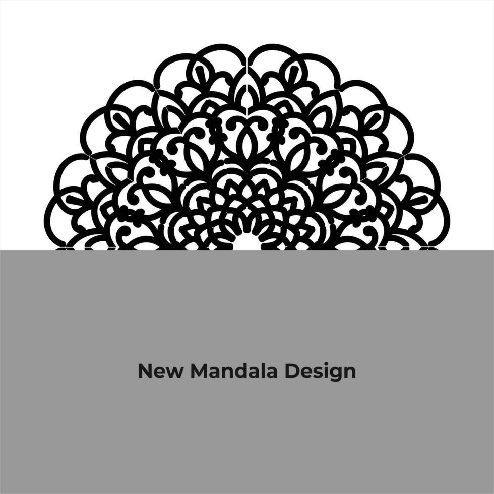 New Floral Mandala vector