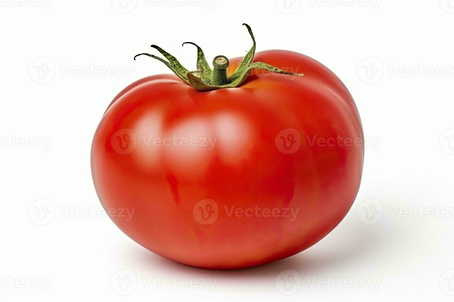 ai generado tomate aislado en blanco antecedentes. ai generado foto