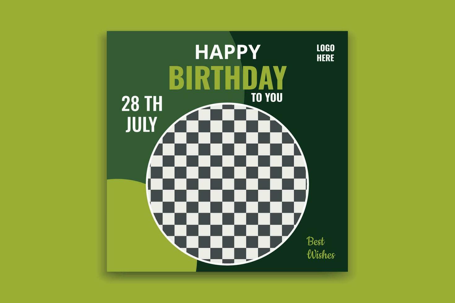 new birthday invitation card design burthday banner vector