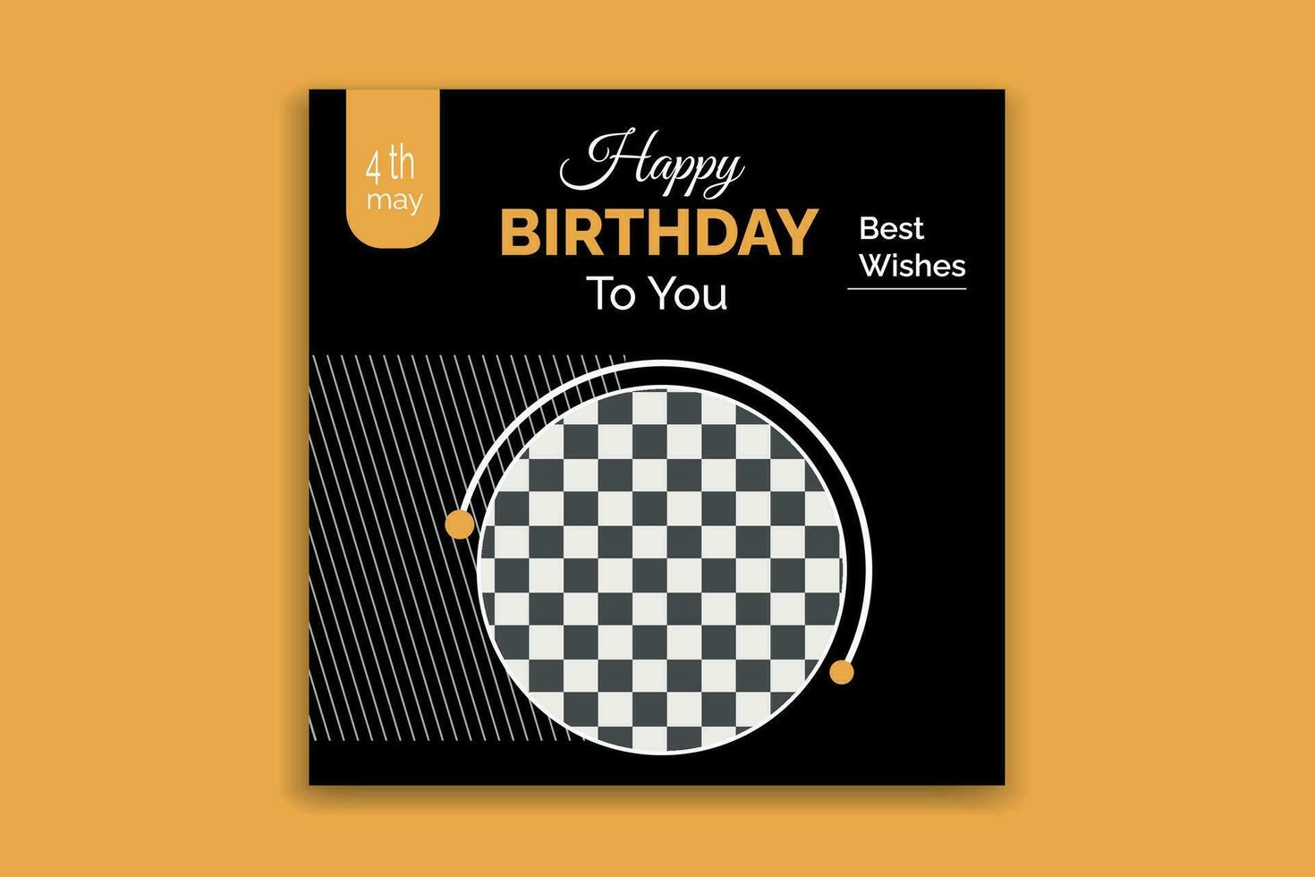 birthday invitation card design birthday banner vector