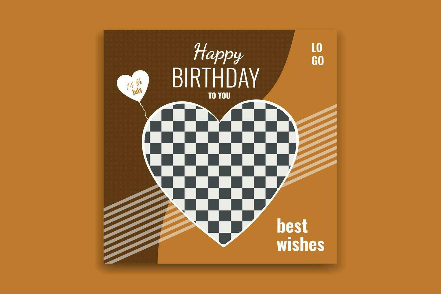 birthday invitation card design birthday banner vector