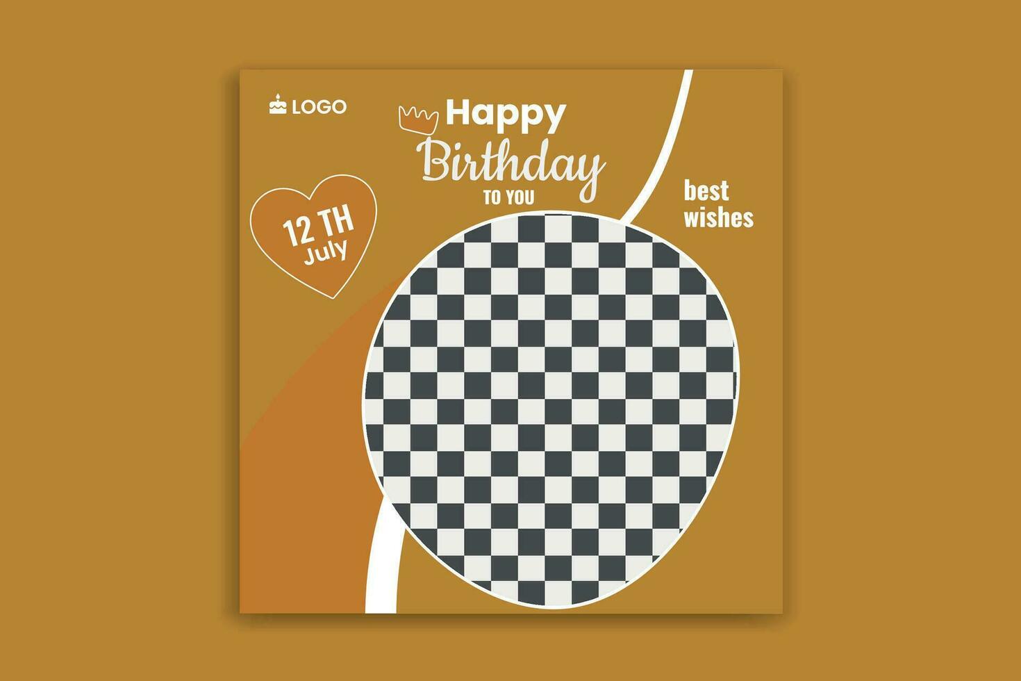 birthday invitation card design birthday banner vector