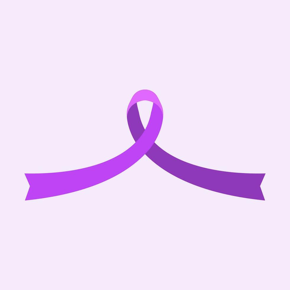 Flat world cancer day labels collection, cancer icon vector