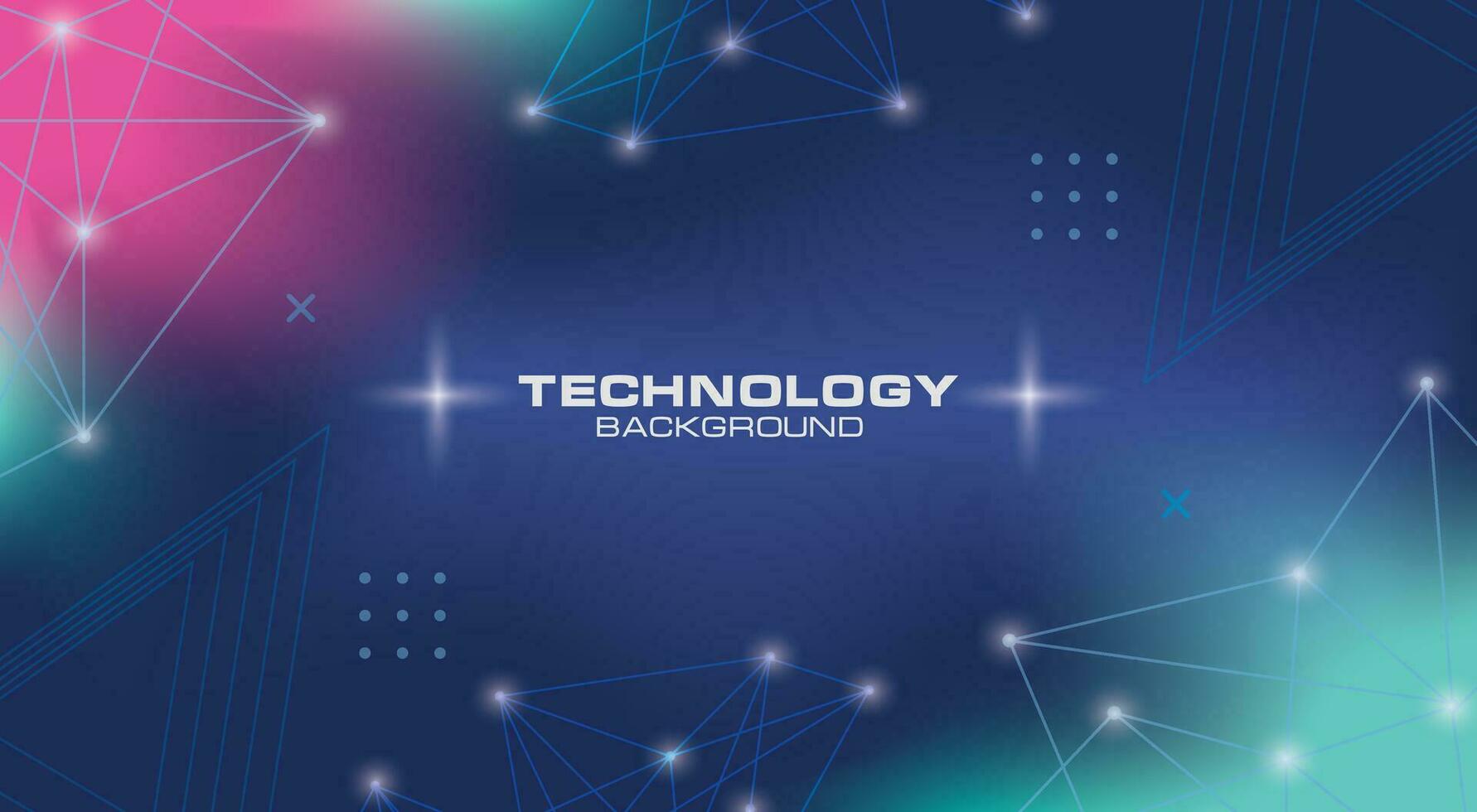 Abstract network gradient background. Network technology vector