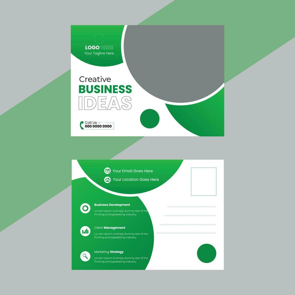 Corporate social media post Design Template. vector