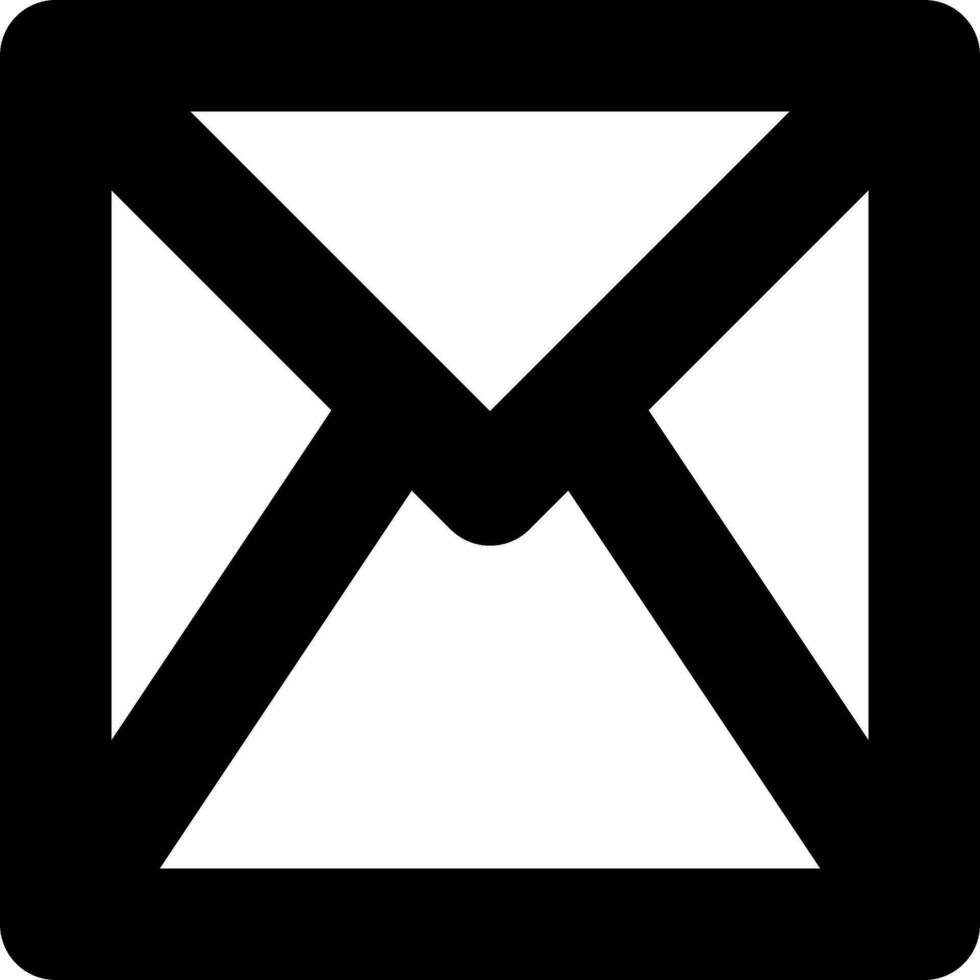 mensaje icono correo sobre icono vector