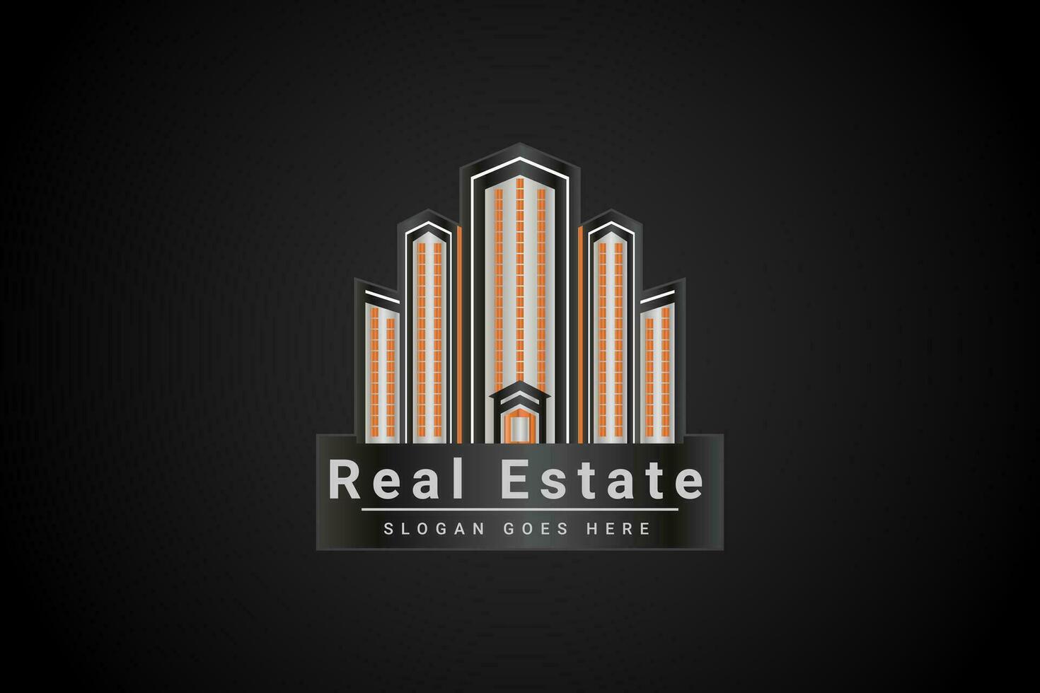 Real Estate Business Building Logo vector