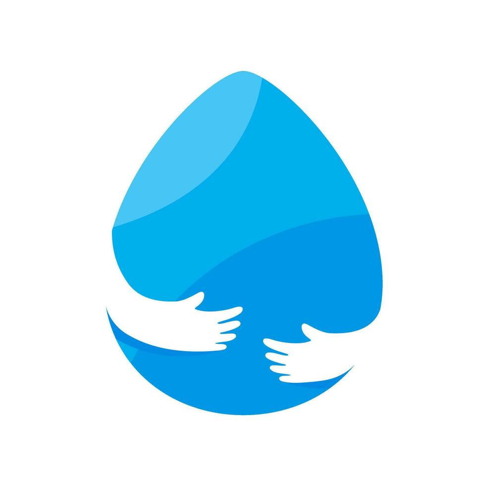 Drops of water that reuse water Reducing water use on World Water Day vector