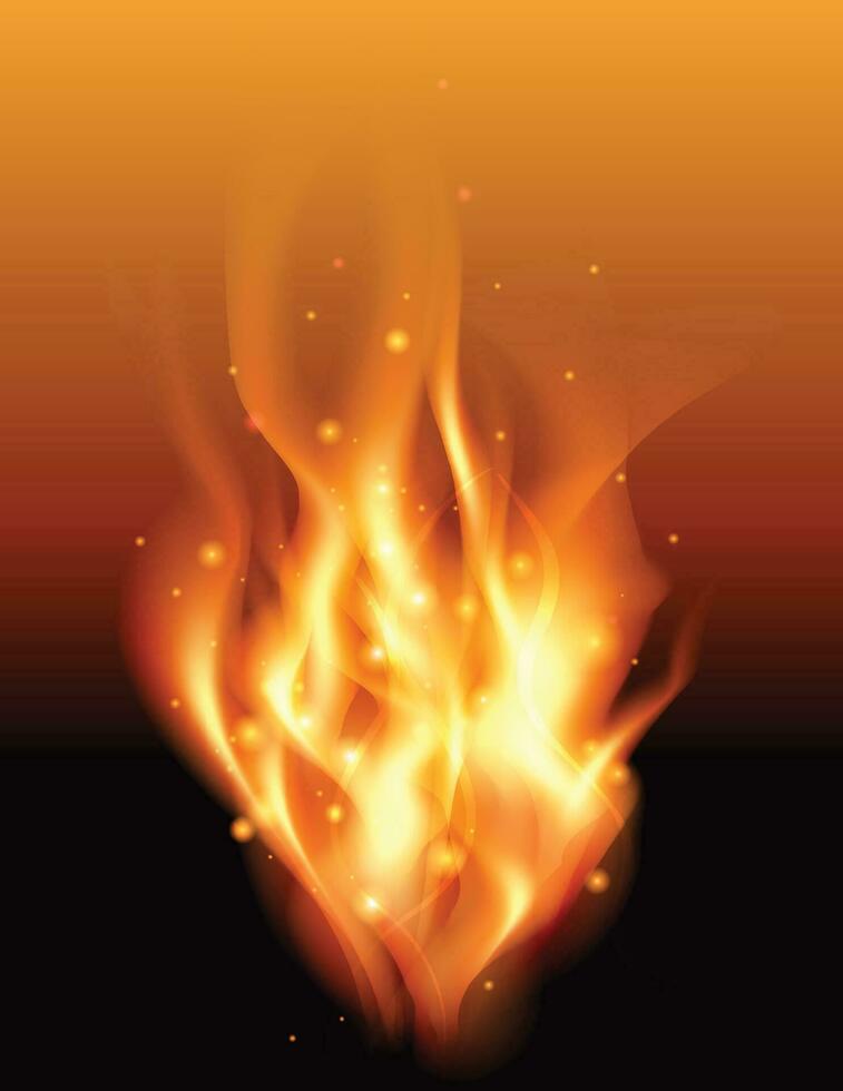 Fire Background Illustration vector