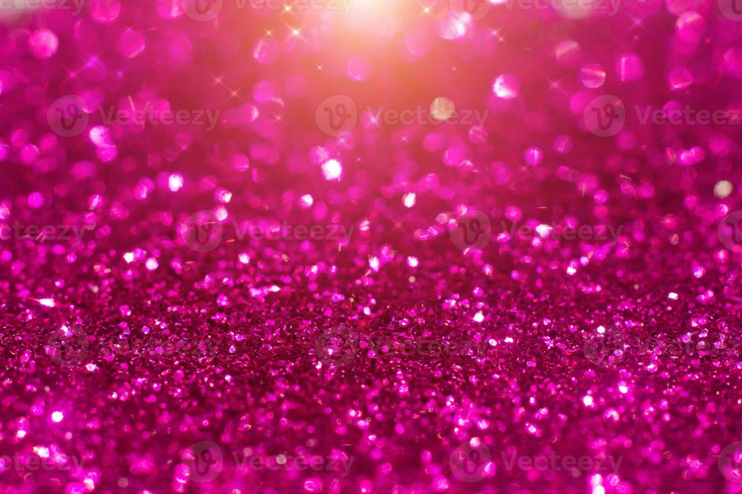 Pink Sparkling Glitter bokeh Background. photo