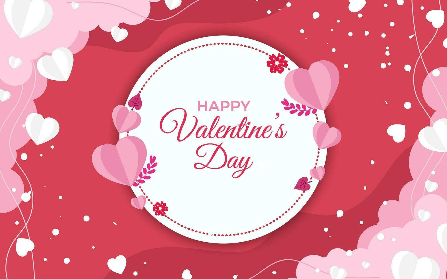 Happy Valentine's Day Background vector