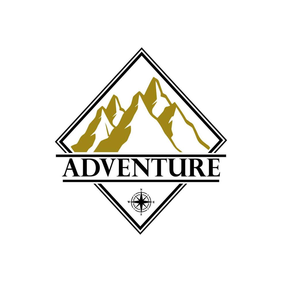 summit expedition logo vector illustration