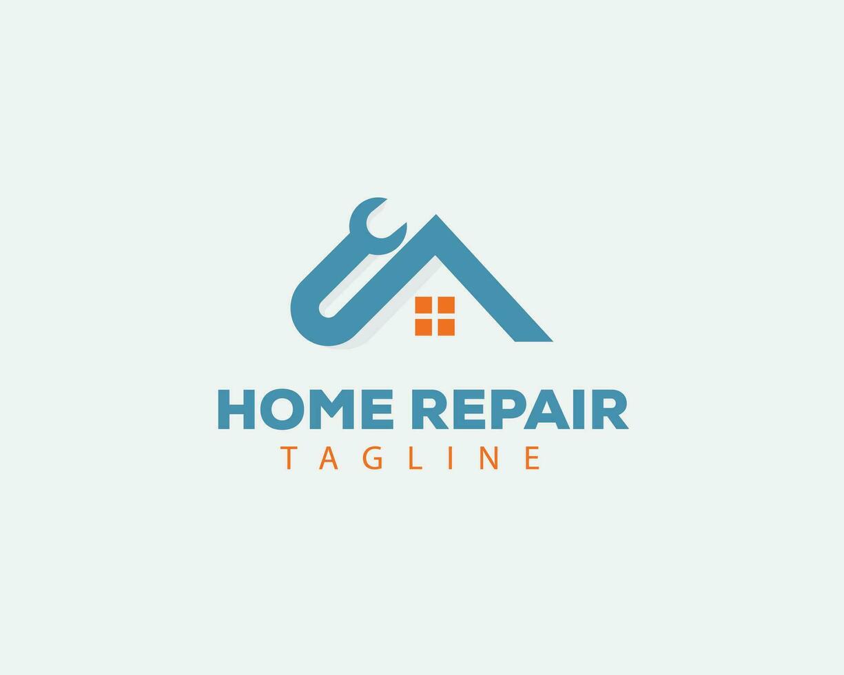 home repair logo home logo service logo vector