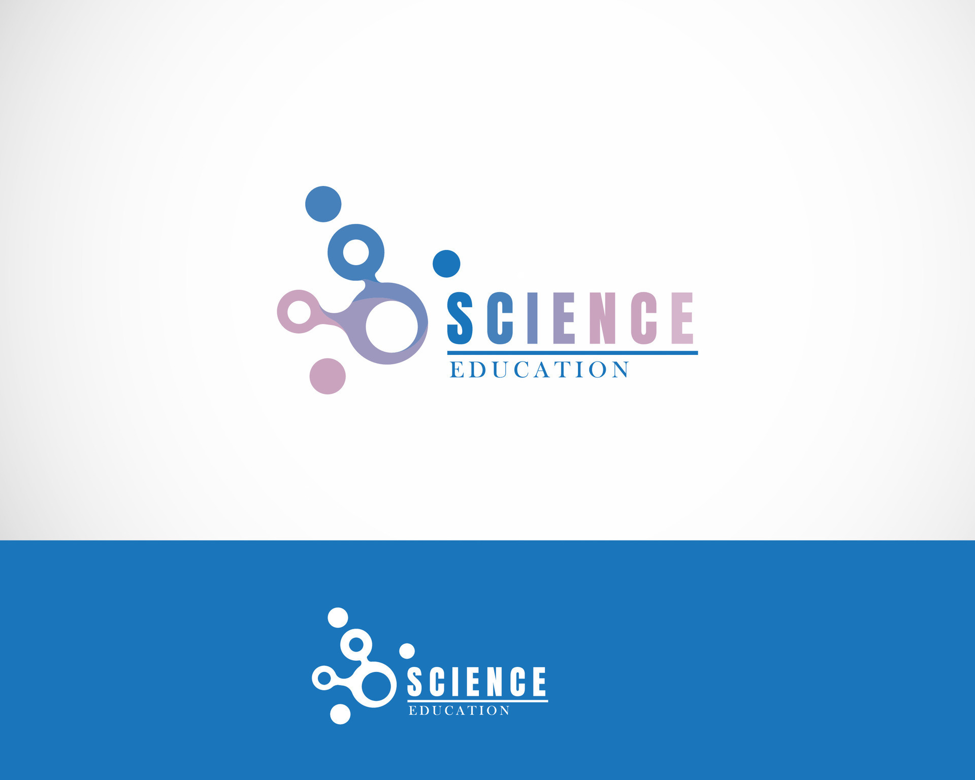 science logo molecule connect design template 36028422 Vector Art at ...