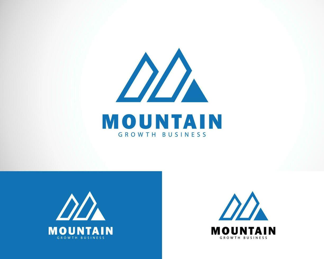 mountain logo creative sign symbol business brand icon design vector