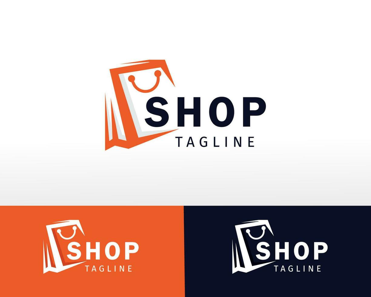 shop logo creative shop template banner simple creative vector