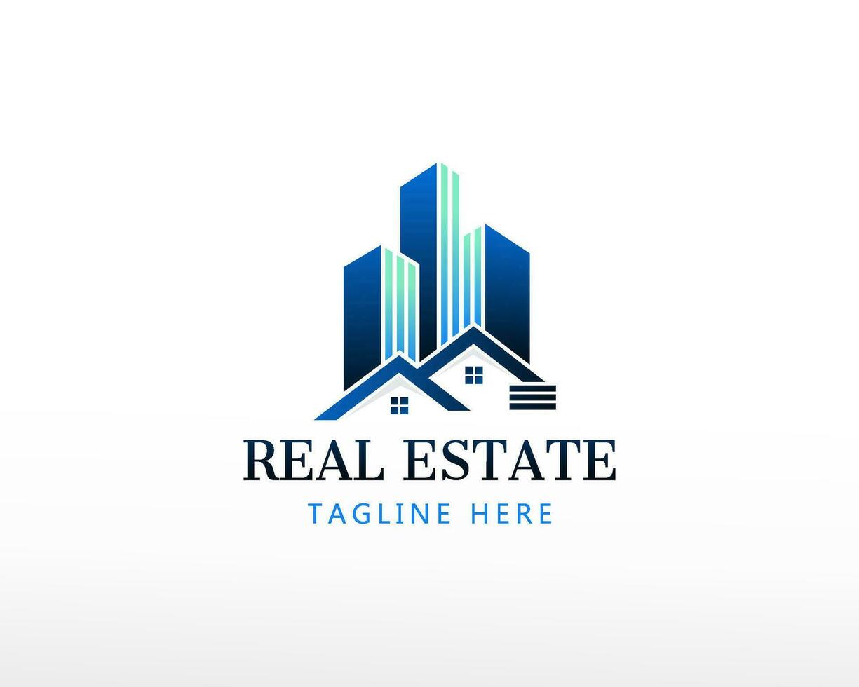real estate logo building logo city logo creative building logo vector