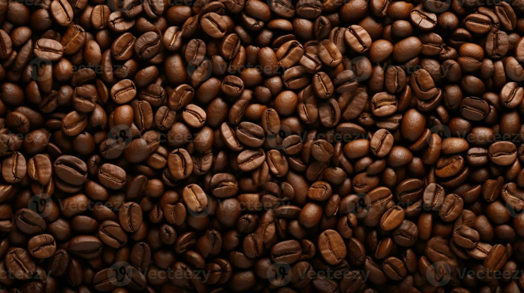 AI generated Coffee Beans Background. Wallpaper, Texture, Cafe photo