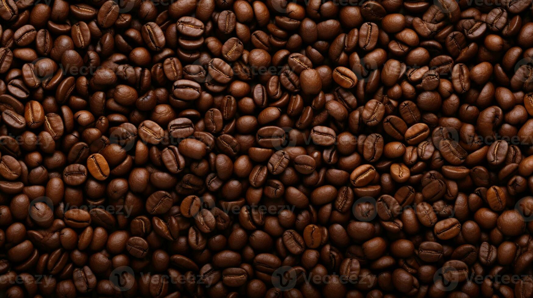 AI generated Coffee Beans Background. Wallpaper, Texture, Cafe photo