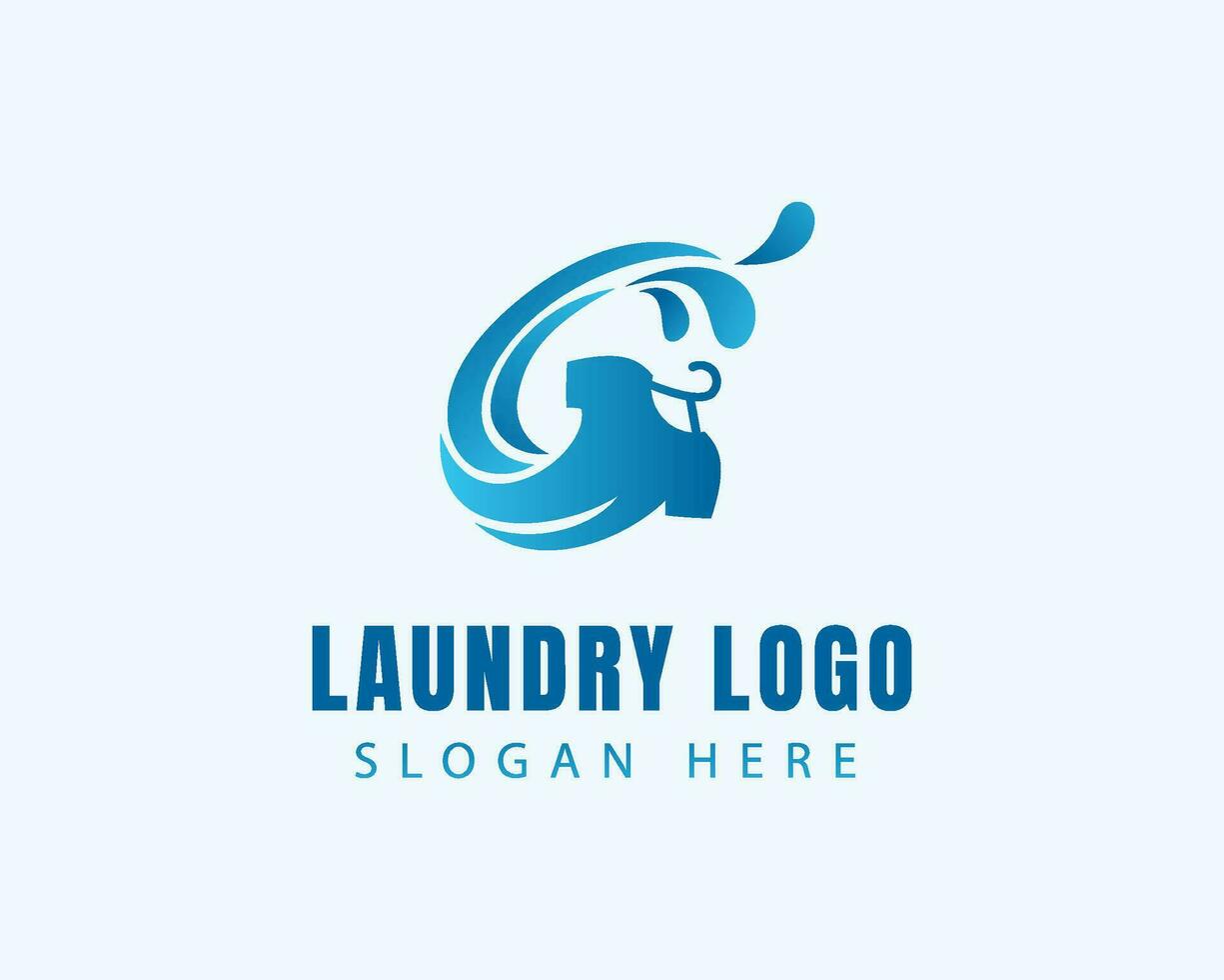 laundry logo creative logo clothes logo vector