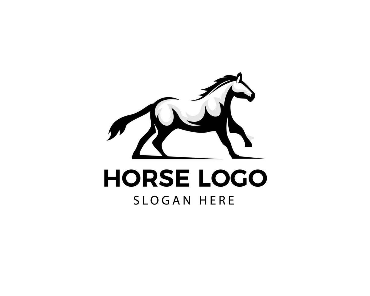 horse logo creative horse logo horse drawing vector