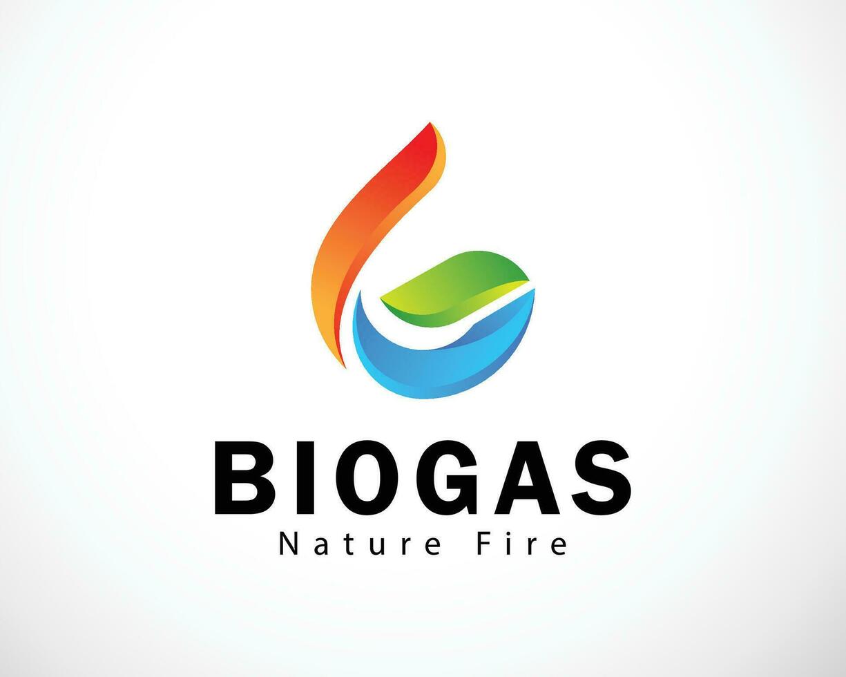 petróleo y gas logo creativo icono vector símbolo industria gas negocio naturaleza fuego fuego agua soltar diseño concepto