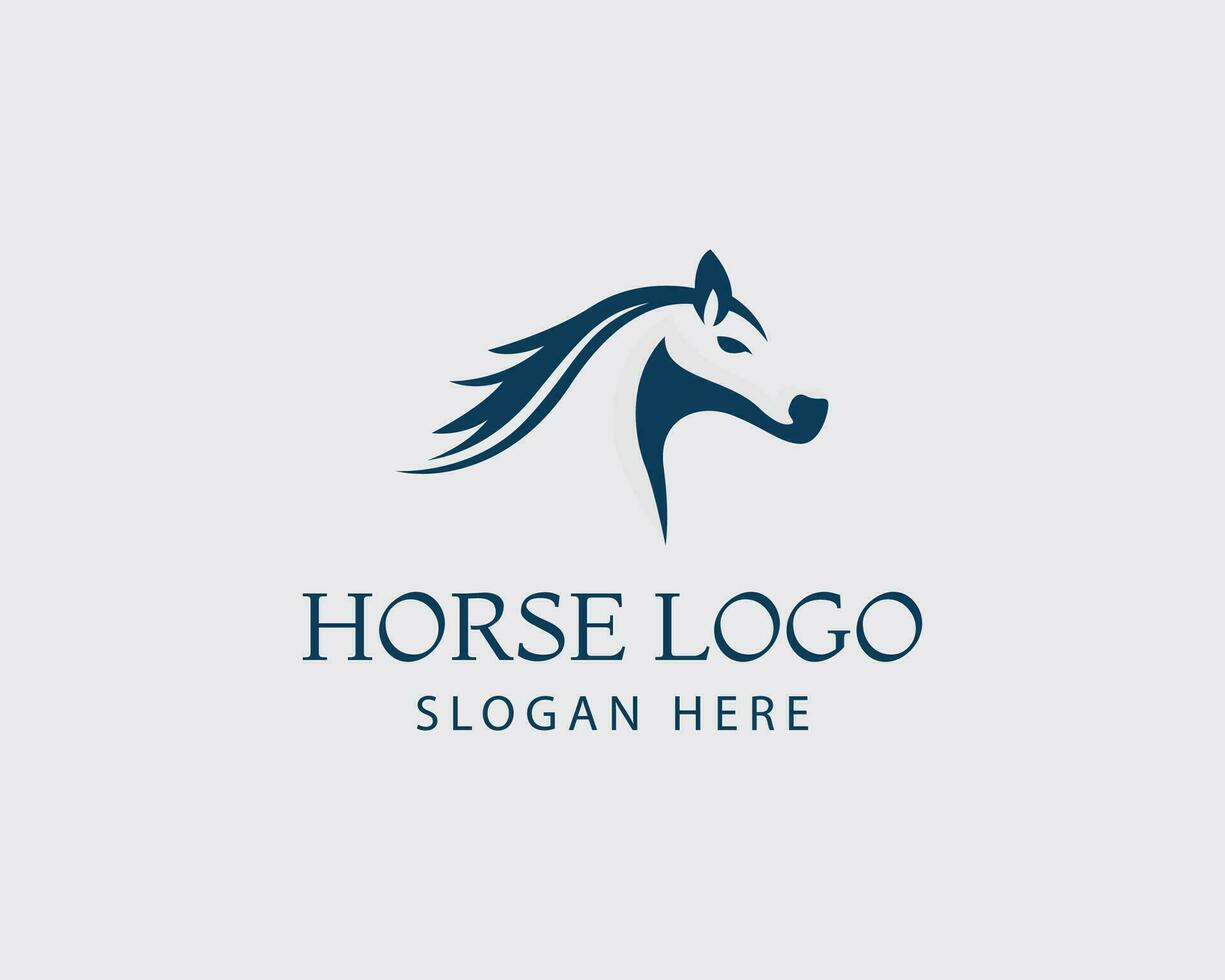 caballo logo animal logo creativo caballo logo minimalista caballo logo vector