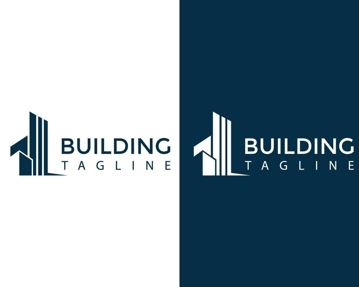 building logo city logo bank logo real estate logo vector