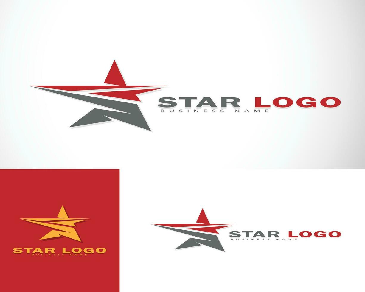 star logo creative icon design vector