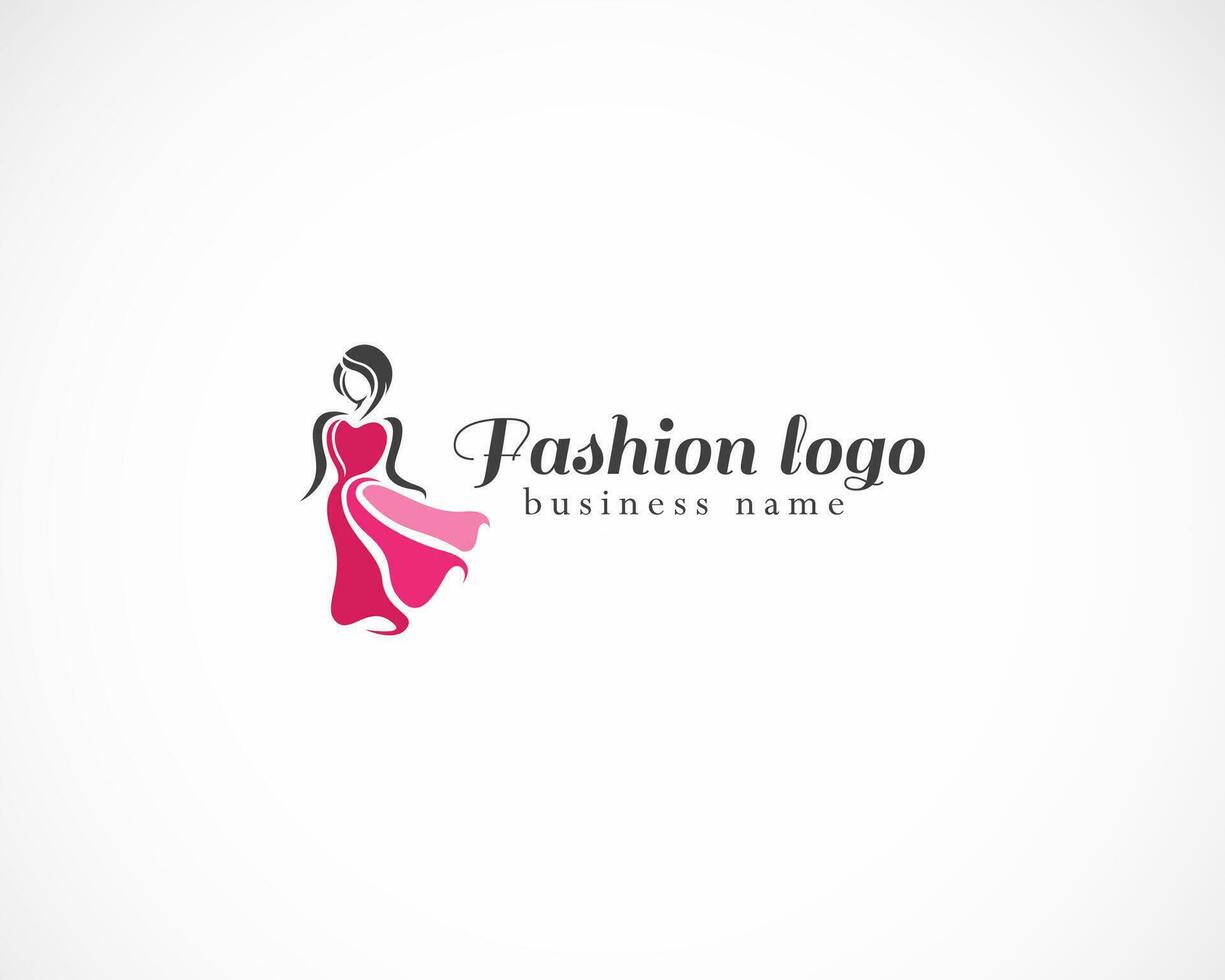 fashion logo creative design template vector