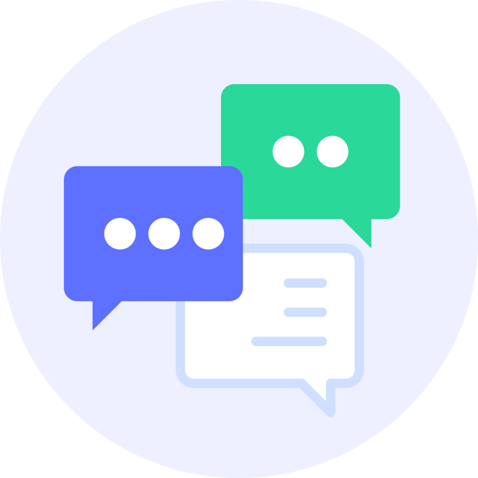 discussion talk communications modern icon clipart illustration png