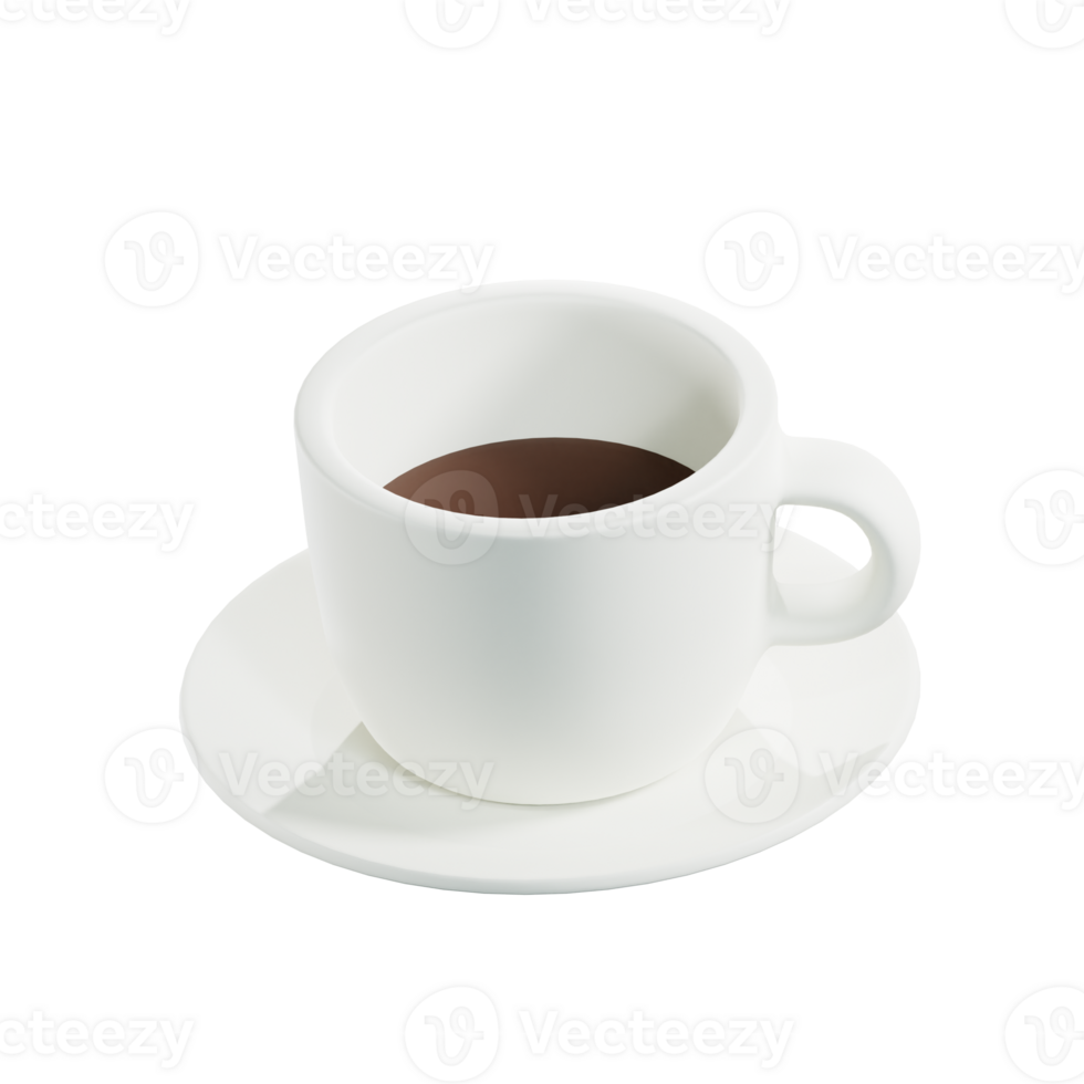 3d koffie kop illustratie png