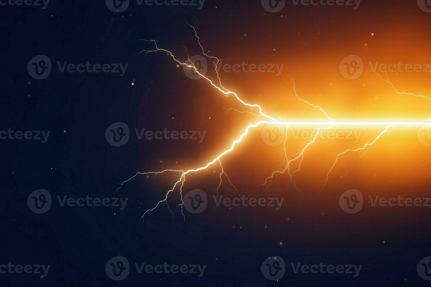 AI generated Awe-inspiring Lighting bolt wall background. Generate Ai photo