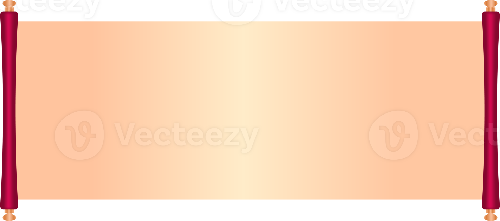 Chinese Paper Scroll Illustration png