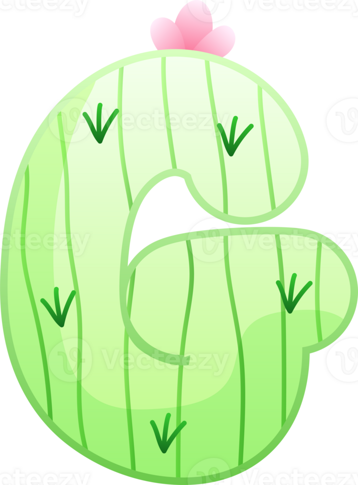 Cactus Alphabet Letter G png