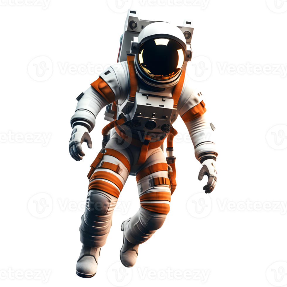 AI generated Astronaut Isolated on Transparent Background png